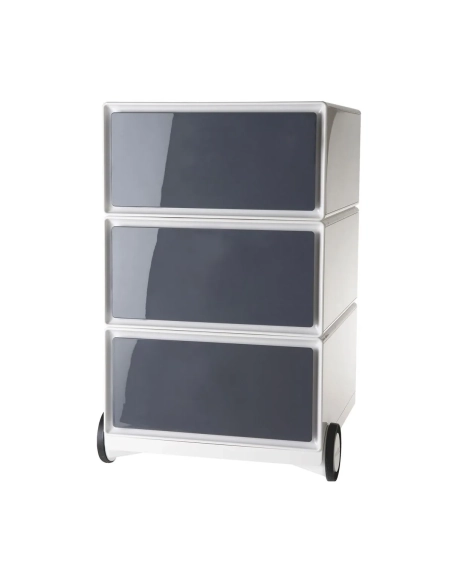 Cajonera con ruedas EasyBox ABS 3 cajones Antracita