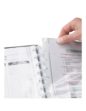 Paquete de 10 fundas A4 Geode lisas