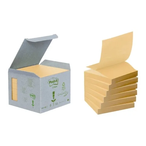 Bloc Pos it  Z  76x76 reciclado amarillas