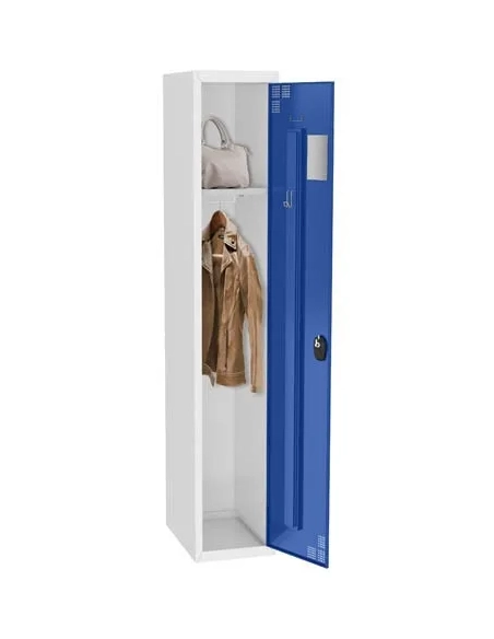 Taquilla metálica industria limpia modulo inicial gris azul