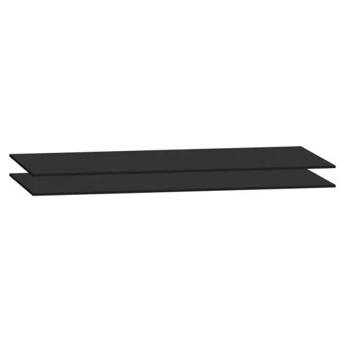 Estante metalico armario persiana JMB juego de 2 unds negros