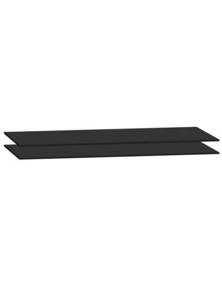 Estante metalico armario persiana JMB juego de 2 unds negros