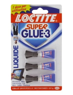 Loctite 3 tubos super glue 1g