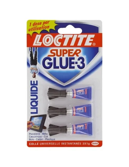 Loctite 3 tubos super glue 1g