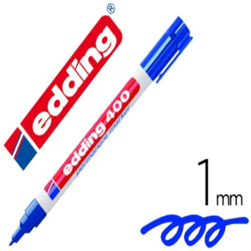 Marcador Edding 400 azul