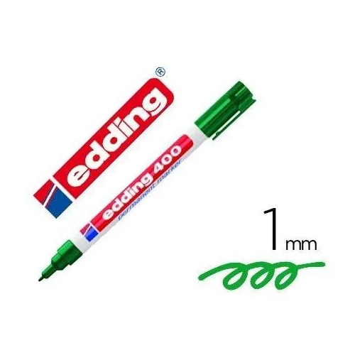 Marcador Edding 400 verde