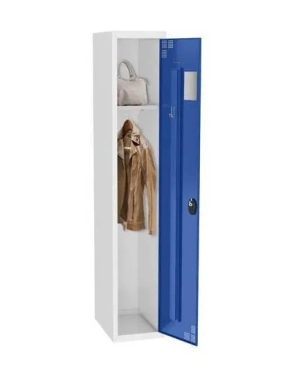 Taquilla metálica adicional industria limpia gris azul