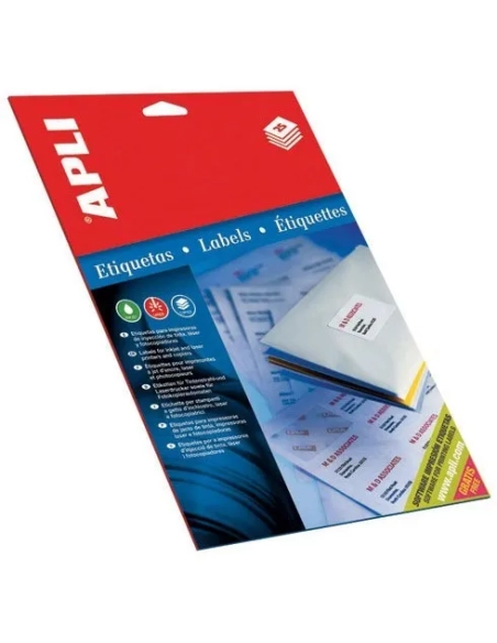 Etiquetas Apli 190x38 para lomo archivador