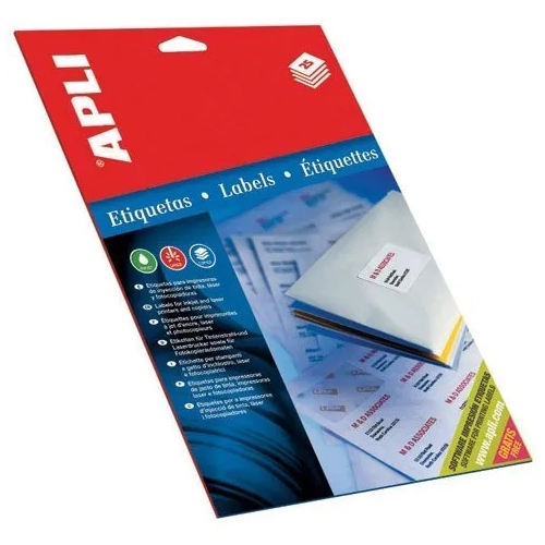 Etiquetas Apli 190x61 para lomo archivador