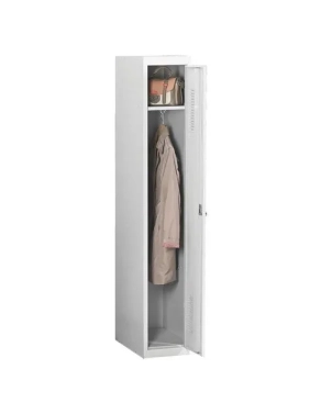 Taquilla vestuario metálica Inicial industria limpia gris