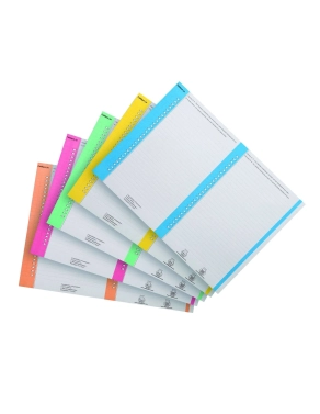 Tiras identificadora carpetas colgantes visor lateral