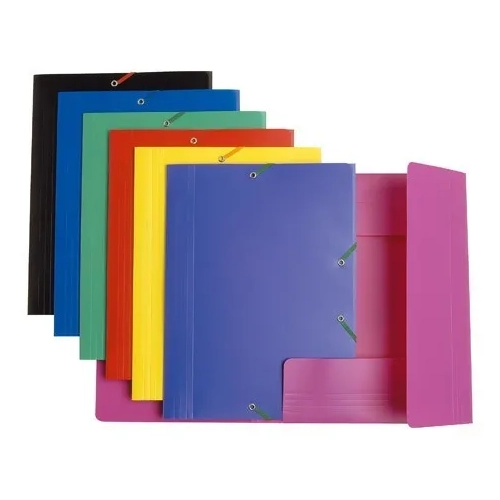 Carpeta p.p. gomas 3 sol A4 rojo