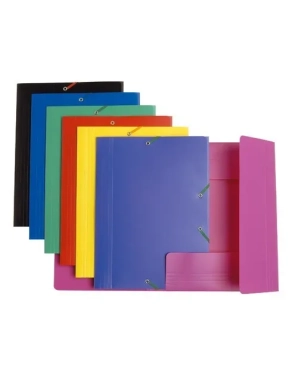 Carpeta p.p. gomas 3 sol A4 fucsia