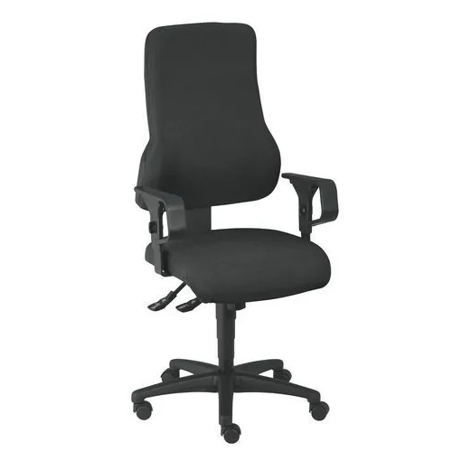 Silla  ruedas oficina dhark negra sincro