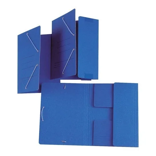 Carpeta con goma cuarto solapa Picking Pack azul