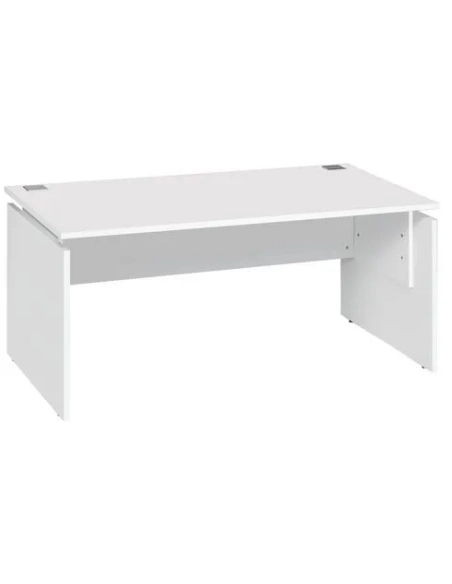Mesa recta regulable Intuitiv 120 cm Blanco Blanco