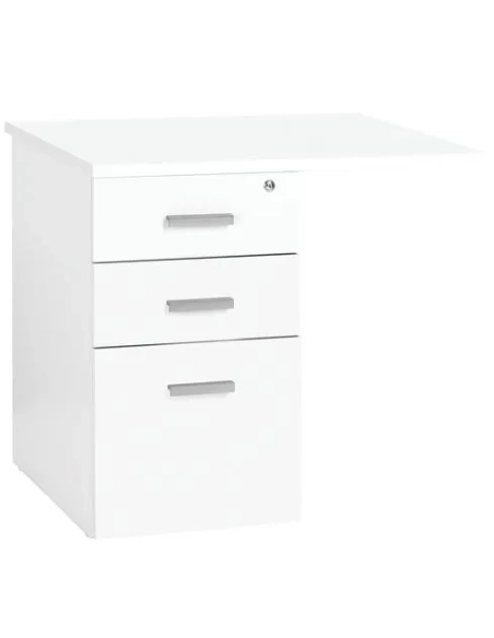 Ala mesa cajonera intuitiv blanco-blanco