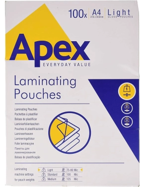 Caja 100 fundas plastificar A3 125 micras