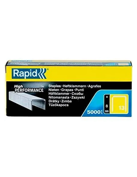 Grapas clavadora Rapid galvanizadas 13/8 caja de 5000