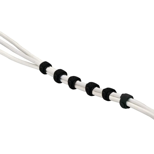 Blister 6 sujecciones "Brazalete" organizador negro