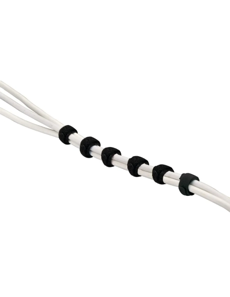 Blister 6 sujecciones "Brazalete" organizador negro