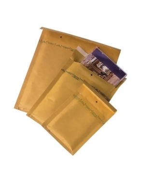 Caja 100 sobres acolchados 270x360 N1 kraf marron