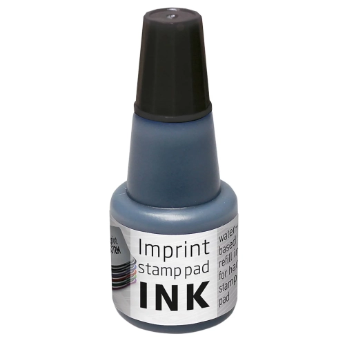 Frasco de tinta para almohadillas de sellar negra