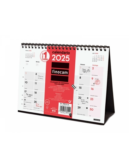 Calendario Finocam sobremesa escribir S 210x150