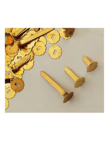 100 encuadernadores laton n