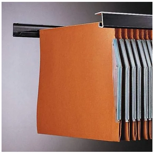 Guias de aluminio para carpetas colgantes visor lateral