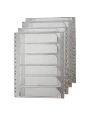 Juego separadores A4 p.p. 1-20