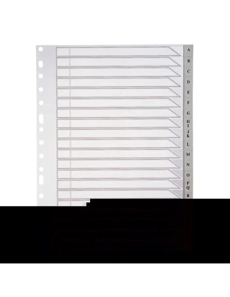 Juego 20 separadores A-Z 16 anillas f