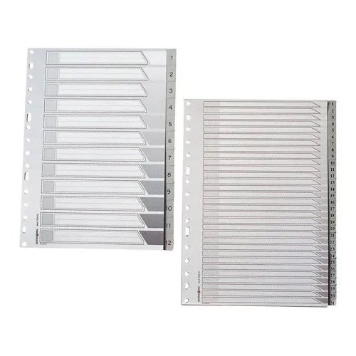 Juego indices separadores 1-31 16 anillas DIN A4 vertical