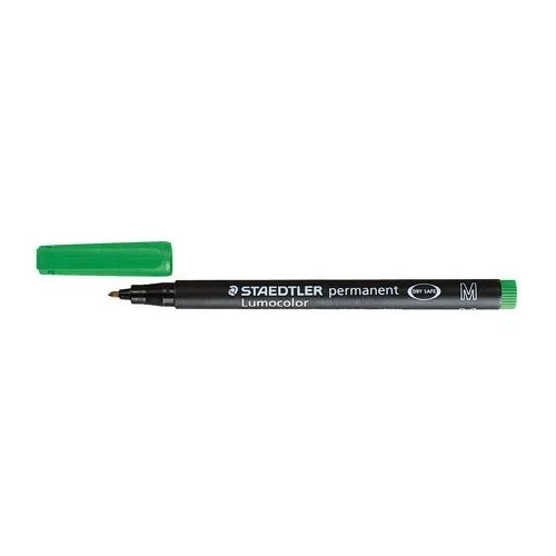 Rotulador permanente Staedtler Lumocolor 0,4mm verde