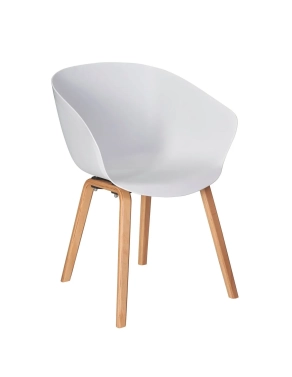 Sillón patas Azen PP blanco