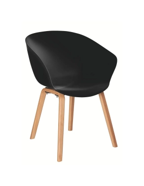 Sillón patas Azen PP negro