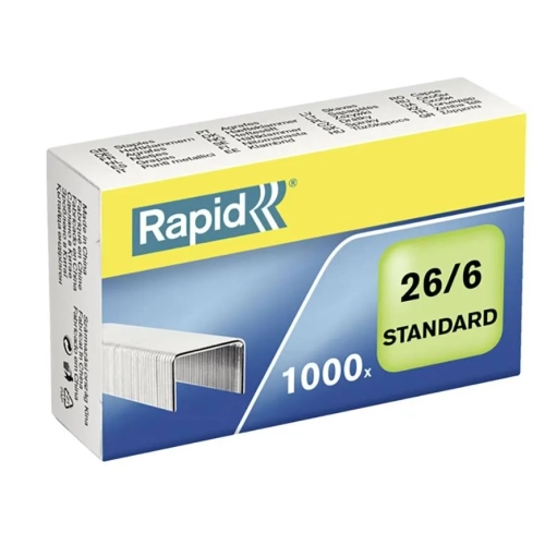 Grapas Rapid 26/6 galvanizadas
