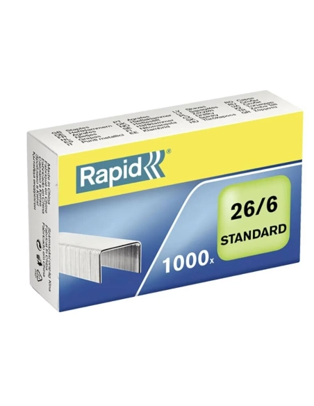 Grapas Rapid 26/6 galvanizadas