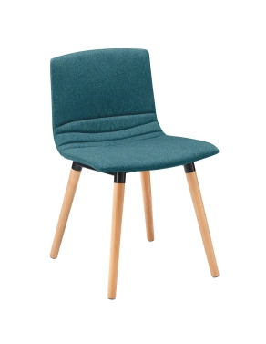 Silla patas Adelie Azul