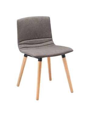 Silla patas Adelie Gris