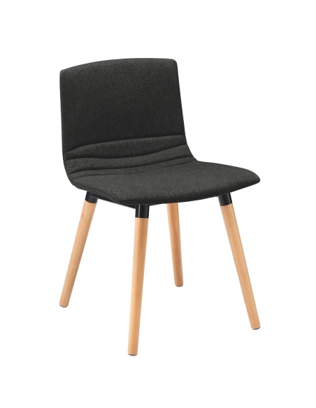 Silla patas Adelie Negra