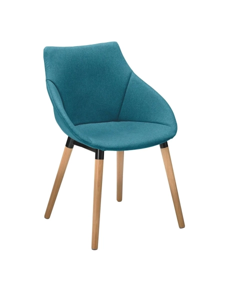 Sillón patas Anet Azul