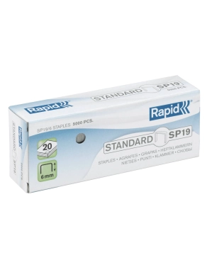 Caja 5000 grapas Rapid SP19-06