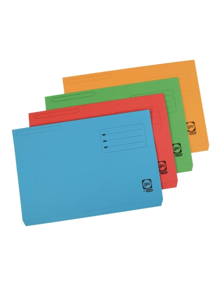 Subcarpeta canguro 250 grms folio amarillo