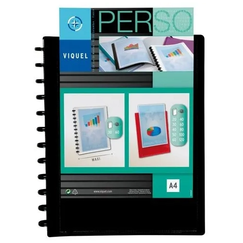 Carpeta fundas Viquel geode negra personalizable