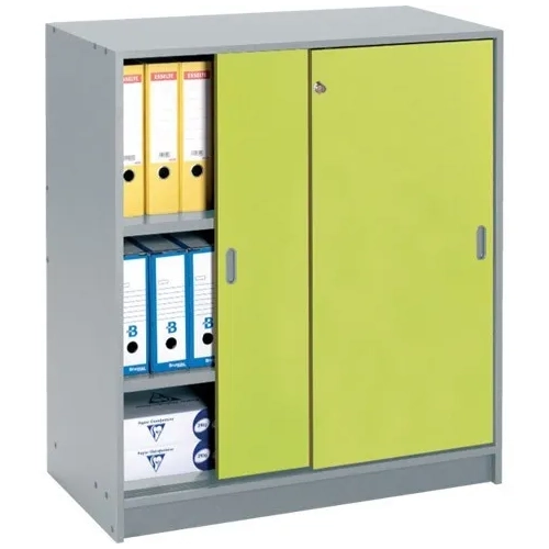 Armario madera 100x90 cm gris puerta corredera kiwi