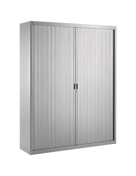 Armario metalico cierre persiana 200x160 color aluminio