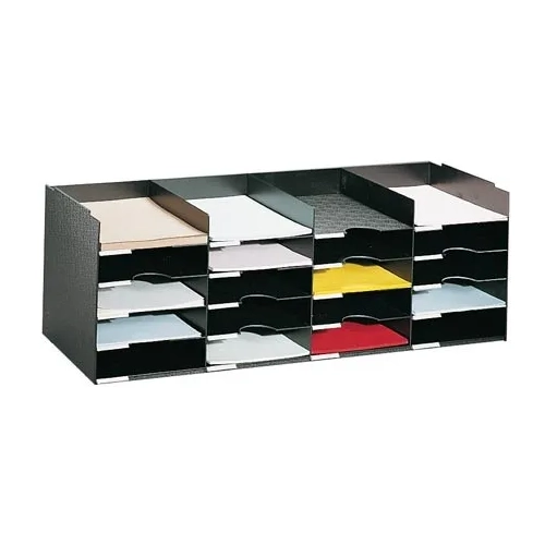 Elemento organizador modular 20 casillas negro