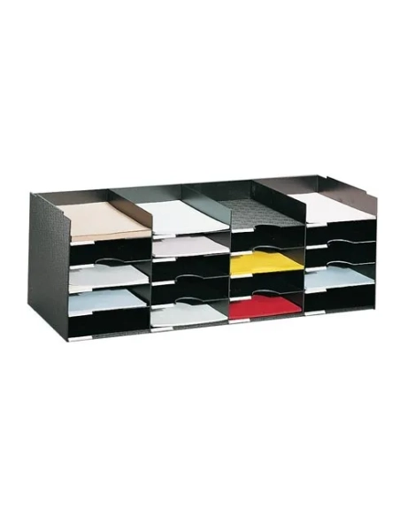 Elemento organizador modular 20 casillas negro