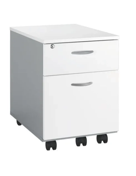 Cajonera movil squadra blanco 2 cajones